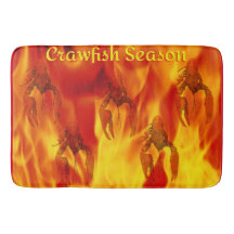 Crawfish Season Bath Mat