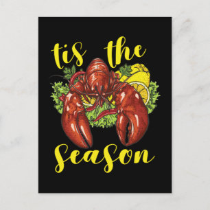 Crawfish Season Boil Crayfish Kochen Hummer Postkarte