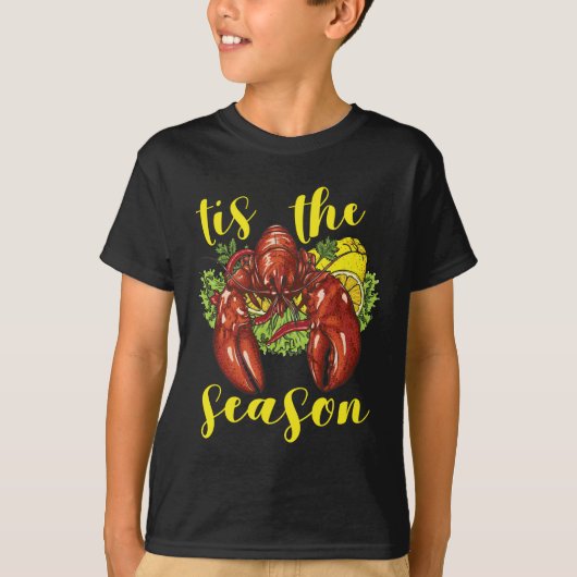 Crawfish Season Boil Crayfish Kochen Hummer T-Shirt (Vorderseite)