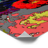 Crawfish Still Life, Fauvismus Poster (Ecke)