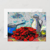 Crawfish Still Life, Fauvismus Postkarte (Vorne/Hinten)
