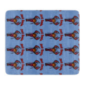 Crawfish Tile Vintag Style Schneidebrett (Vorderseite)