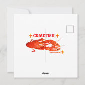 Crawfish Trails I Feiertagskarte (Rückseite)
