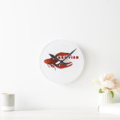 Crawfish Wall Clock Runde Wanduhr (Zuhause)