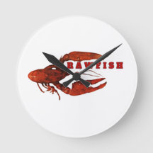 Crawfish Wall Clock