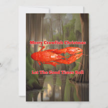 Crawfish Weihnachtskarte