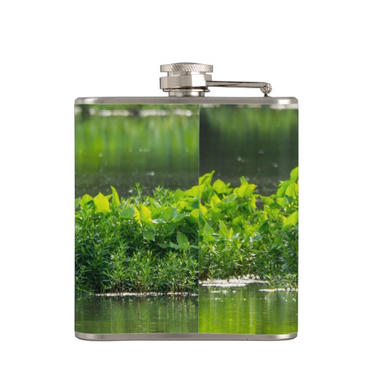 Crawfish-Zeit Flachmann (Rückseite)