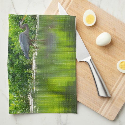 Crawfish-Zeit Geschirrtuch (Viertel Falte)