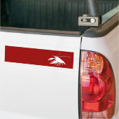 crawfish's silhouette (White) Autoaufkleber (Auf Lkw)