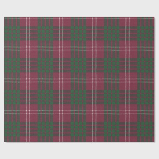 Crawford Ancient Original Scottish Tartan Geschenkpapier (Flach)