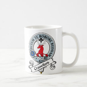 Crawford-Clan-Abzeichen Kaffeetasse