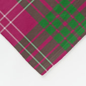 Crawford Clan Abzeichen Tartan Kariert Fleecedecke (Ecke)