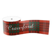 Crawford-Clan karierter schottischer Tartan Ripsband (Spule)