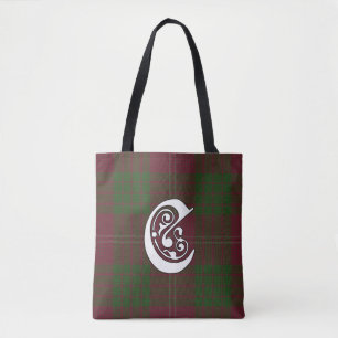 Crawford-Clantartan-Monogramm Tasche