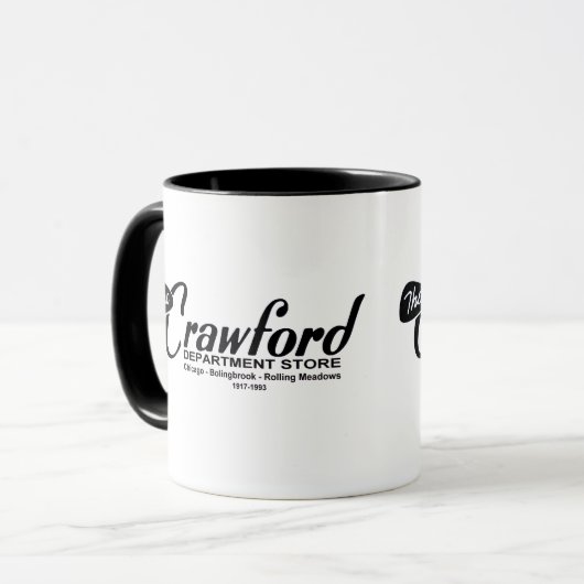 Crawford Department Store Chicagoland - 1917-1993 Tasse (Vorderseite Links)