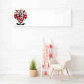 Crawford-Familienwappen-Wappen Banner (Insitu)