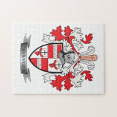 Crawford-Familienwappen-Wappen Puzzle (Horizontal)