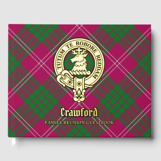 Crawford Family Wiedersehen Gästebuch (Vorderseite)