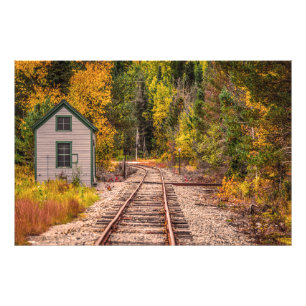 Crawford Notch Tracks Fotodruck