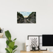 Crawford Notch View of the Double Gate Poster (Heimbüro)