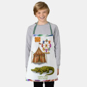 Crawford, painted circus crocodile schürze (Getragen)