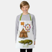 Crawford, painted circus crocodile schürze (Getragen)