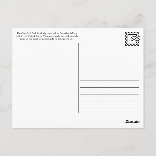 Crawford Path Postcard Postkarte (Rückseite)