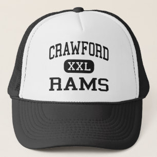 Crawford - RAMs - Highschool - Crawford Nebraska Truckerkappe
