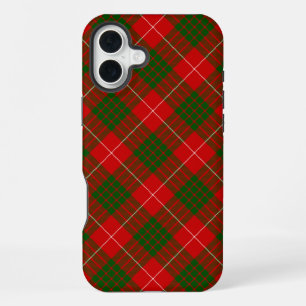 Crawford-Tartan rot grün kariert iPhone 16 Plus Hülle