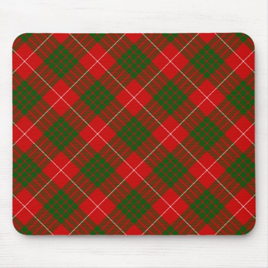 Crawford tartan rot kariert mousepad (Vorne)