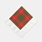 Crawford tartan rot kariert serviette (Ecke)