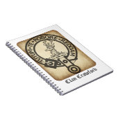 Crawford Wappen Abzeichen Antique Notizblock (Rechte Seite)