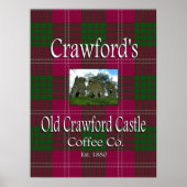 Crawfords Old Crawford Castle Coffee Co. Poster (Vorne)