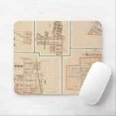 Crawfordsville, Montgomery Co mit Brownsburg Mousepad (Mit Mouse)