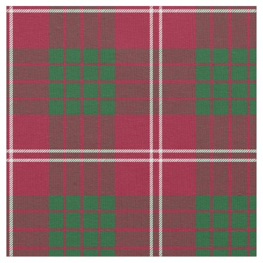 Crawfordtartan-Druck Stoff (Nahaufnahme)