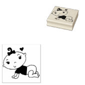 Crawing Baby Gummistempel (Stempel)