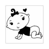 Crawing Baby Gummistempel (Prägung)