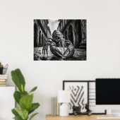 Crawl - Archivkunst Print Poster (Heimbüro)