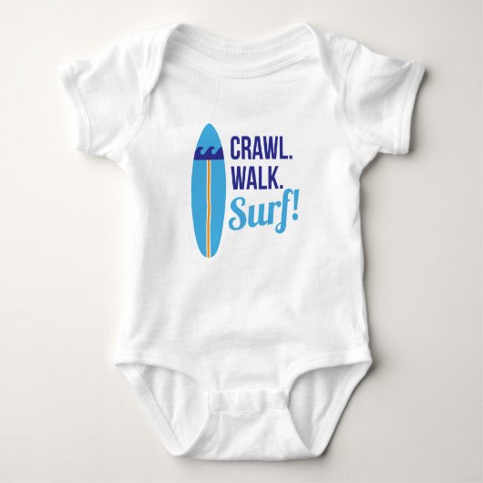 Crawl-Laufsurf Baby Strampler (Vorderseite)