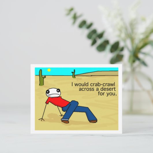 Crawl Postcard Postkarte (Stehend Vorderseite)