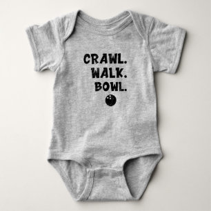 Crawl Walk Bowl, Bowling Baby, kleiner Bowling-Kum Baby Strampler