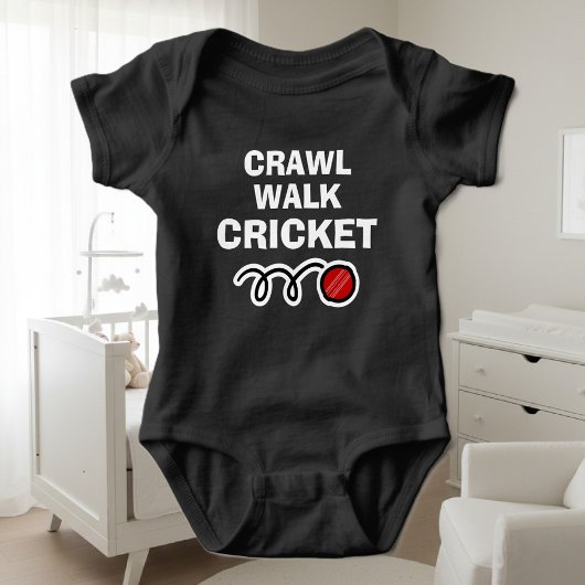 CRAWL WALK CRICKET Sportbodysuit für neues Baby Baby Strampler