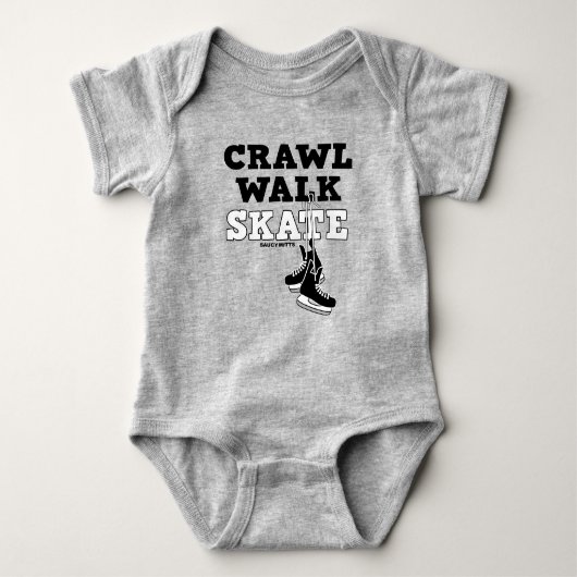Crawl Walk Skate Hockey Skate Säugling Baby Strampler (Vorderseite)