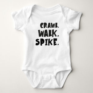 Crawl Walk Spike - Volleyball Baby Strampler