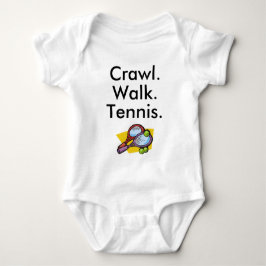 Crawl Walk Tennis Baby Bodysuit Baby Strampler