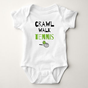 Crawl Walk Tennis Niedlich Little Tennis Buddy Baby Strampler