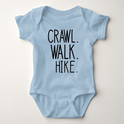 Crawl Wanderung, Wandern Baby Strampler (Vorderseite)