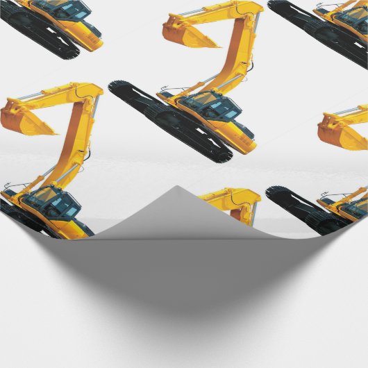 Crawler-Ausgrabungsbild für glänzendes Papier Geschenkpapier (Ecke)