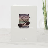 Crawler Crane Birthday Card Vintag Karte (Rückseite)