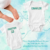 Crawler für Crawling Baby Bodysuit Baby Strampler